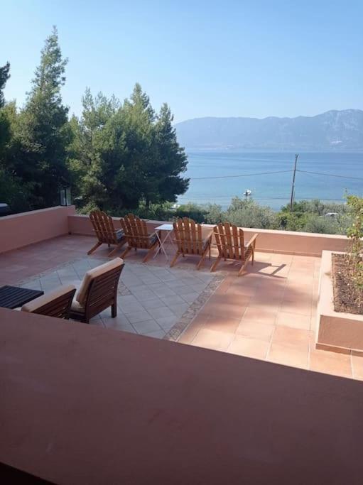 Askalosia Villa Áyios Yeóryios Bagian luar foto